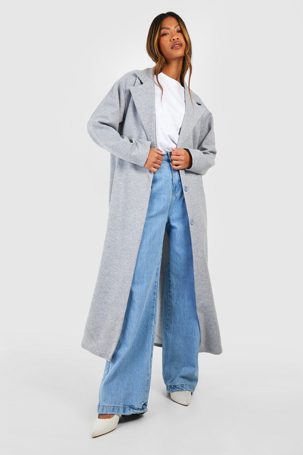 Boohoo hot sale grey coat